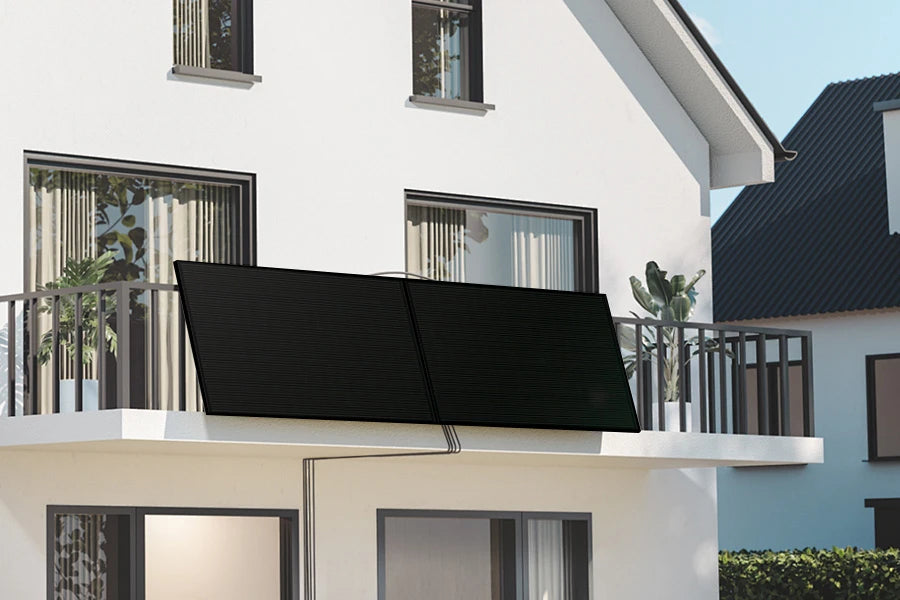 Solarmodule Balkonkraftwerk mit 2 Leichte Module MiniPV 800W