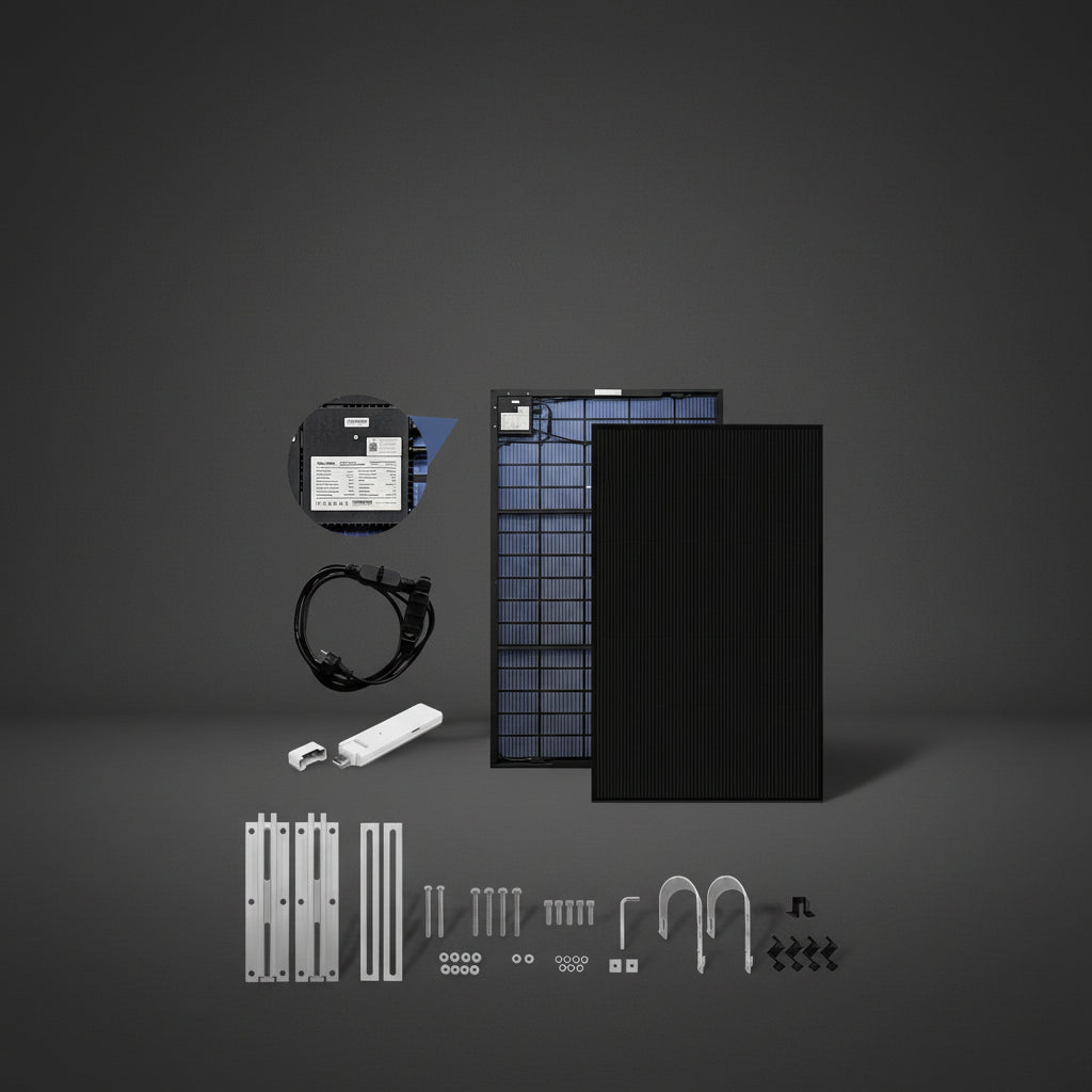 Solarmodule Balkonkraftwerk mit 2 Leichte Module MiniPV 800W