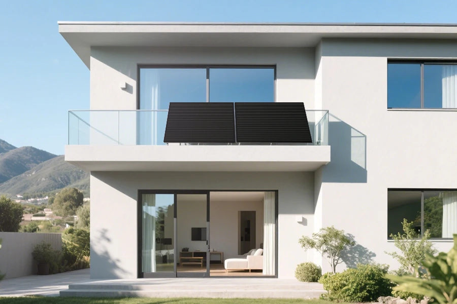 Solarmodule Balkonkraftwerk mit 2 Leichte Module MiniPV 800W