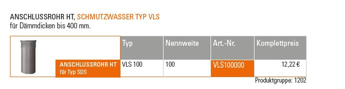 geba SDS Steildachhaube für Schmutzwasser
