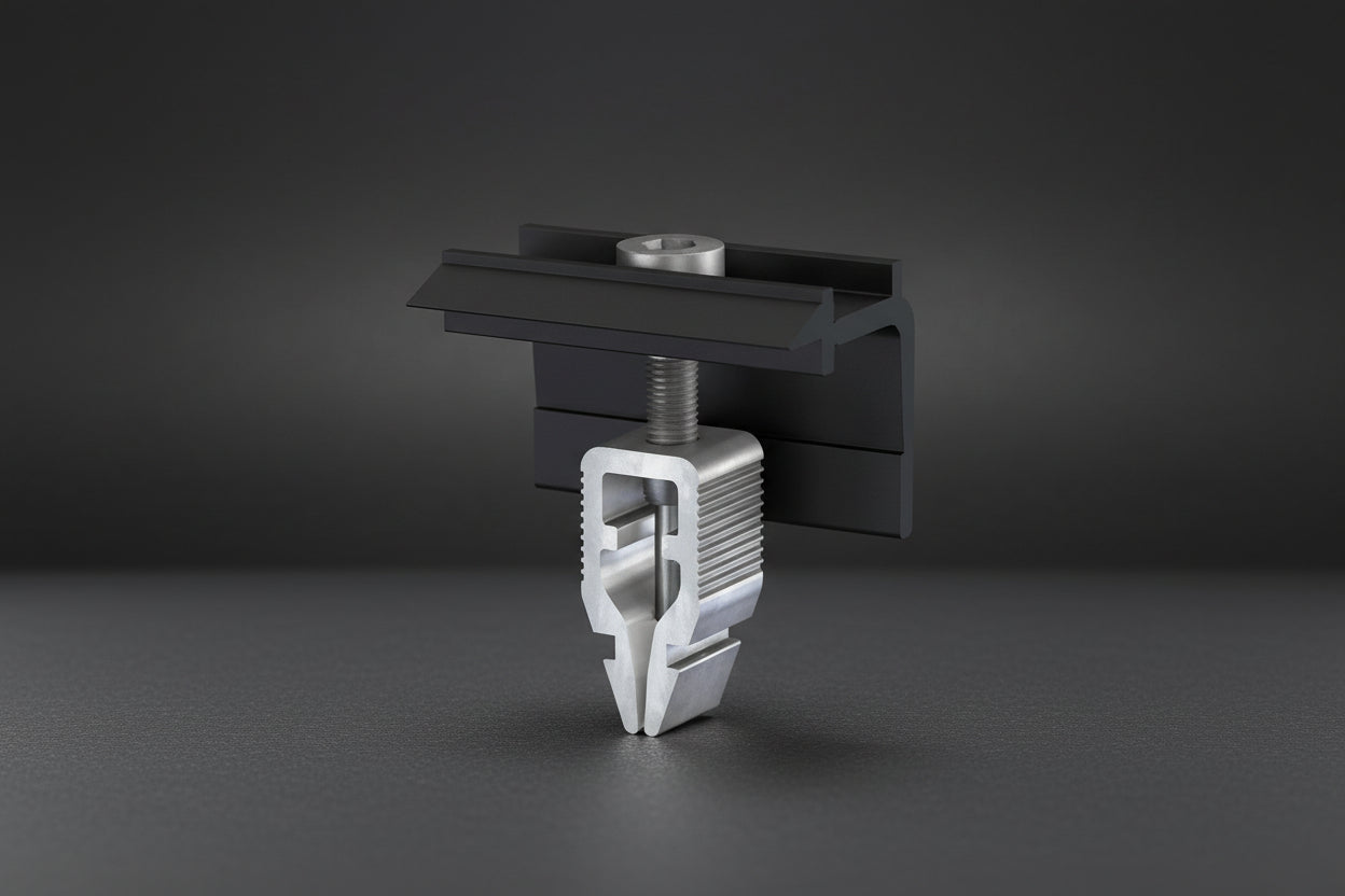 ENDKLEMME-SCHWARZ 30-50 MM