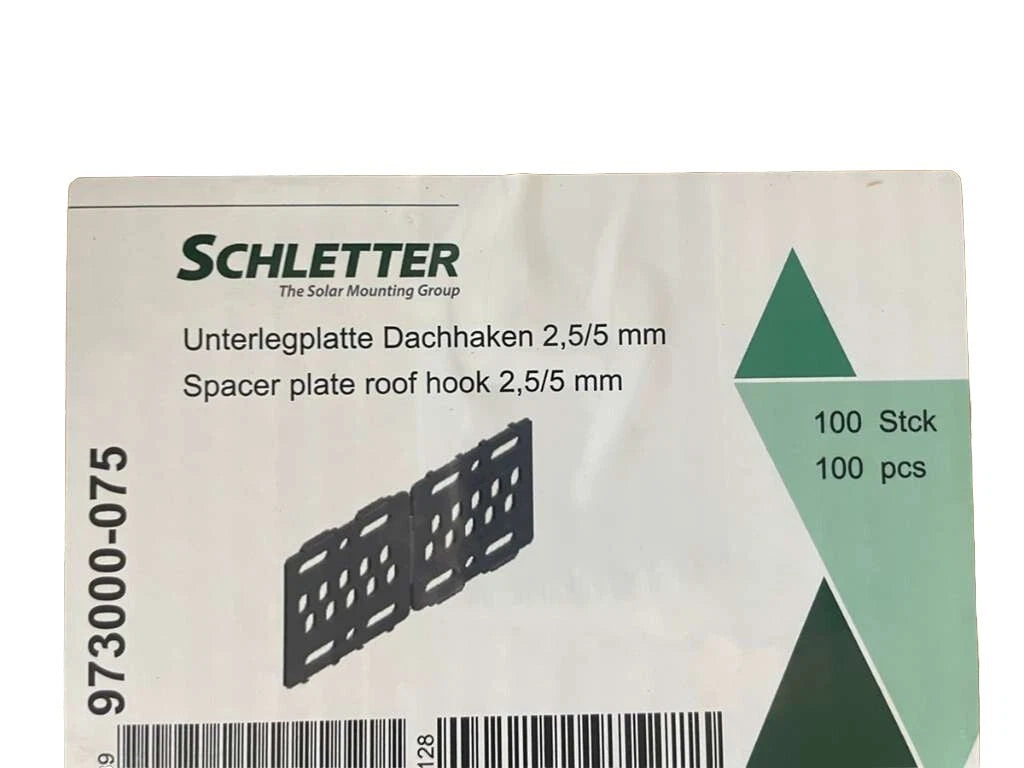 Schletter Unterlegplatte Dachhaken 2,5/5mm Verpackungseinheit: 100Stück